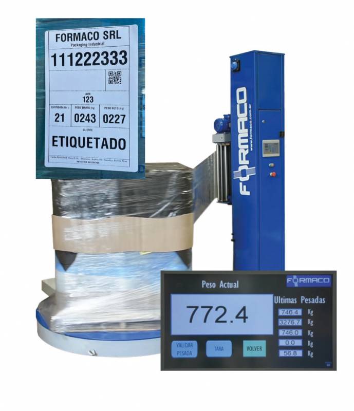 Palletizadora Automatica Fp-220 Con Etiqueta
