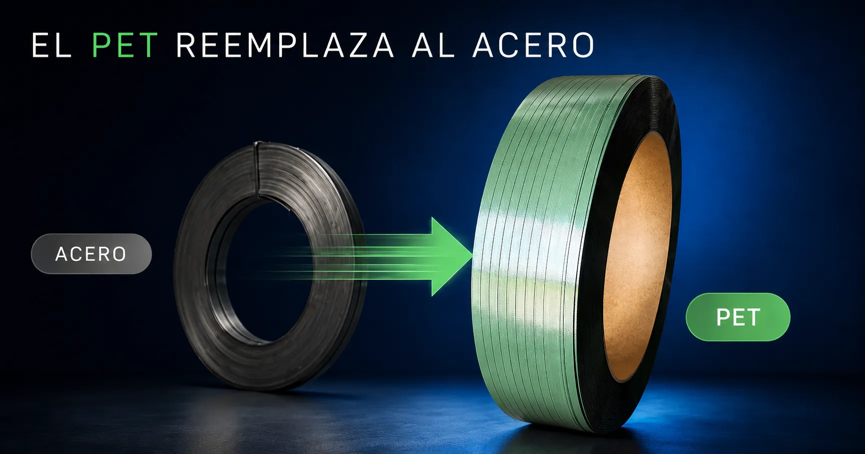 ¿El fleje PET puede reemplazar al fleje de acero en cargas pesadas?
