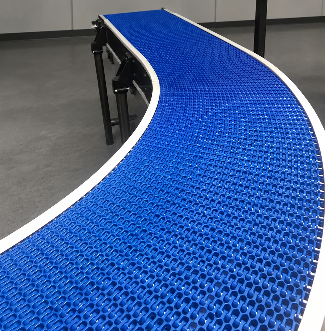Cinta transportadora de bandas modulares