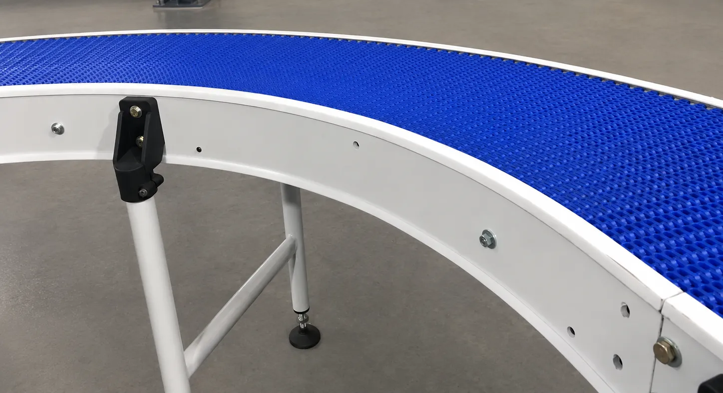 Cinta transportadora de bandas modulares